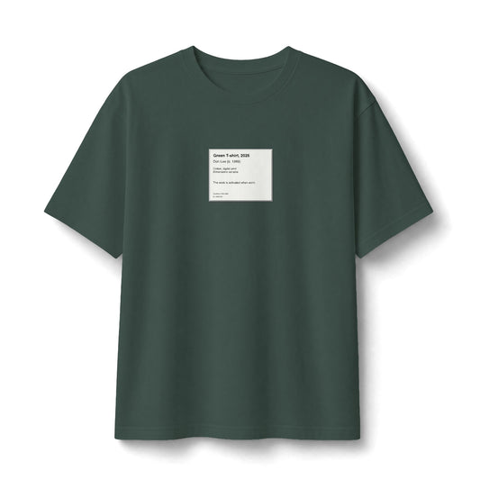 Green T-shirt, 2026